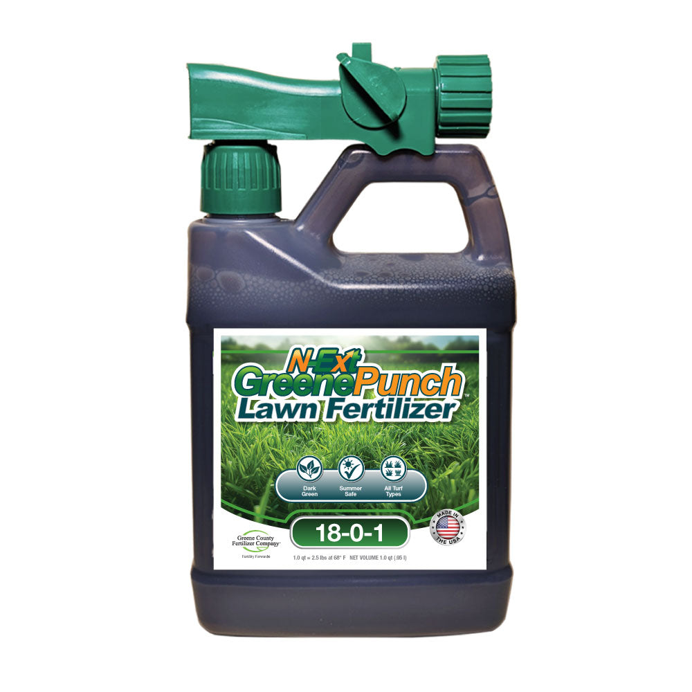 green plant liquid fertilizer 18-0-1 GreenePunch Complete Liquid Fertilizer