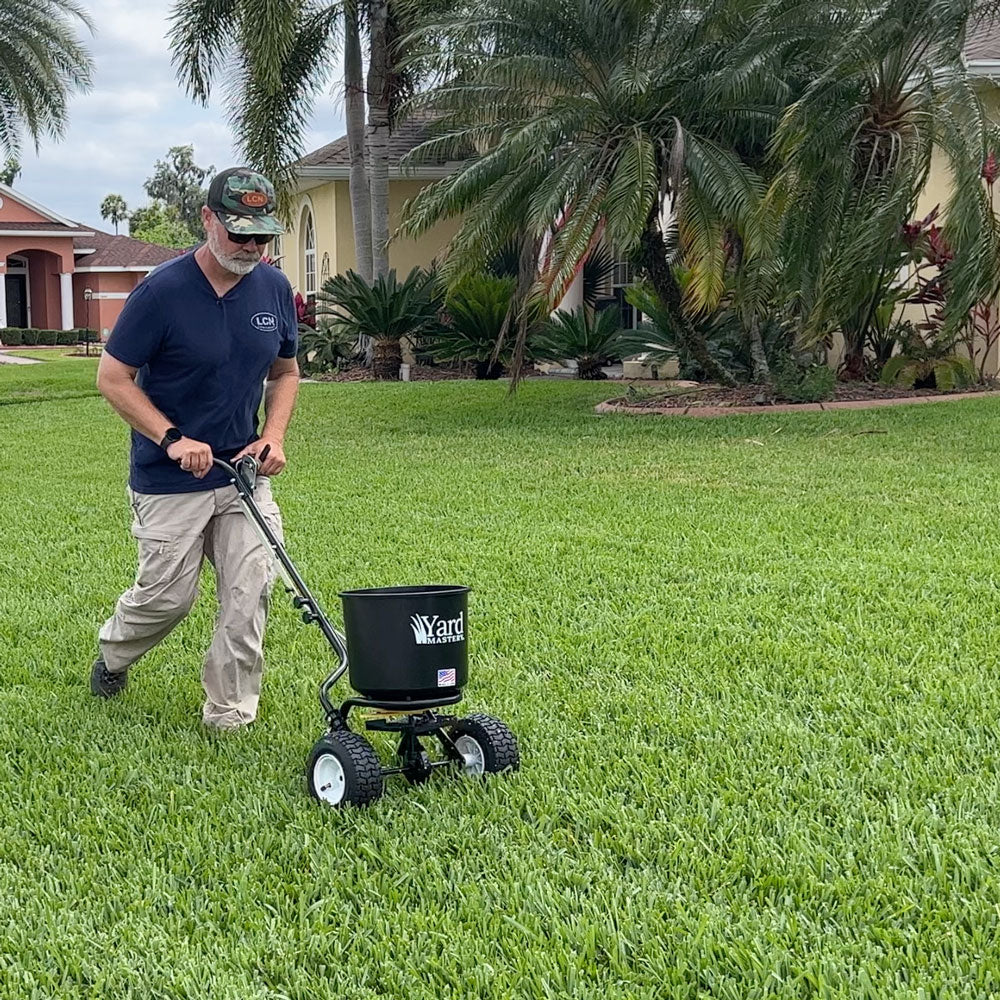 Yard Mastery 40 LB Residential Broadcast Spreader | Earthway – LawnCareNut