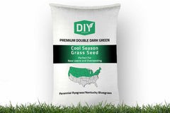 DIY Premium Double Dark Green Grass Seed - Cool Season Blend | MySoil