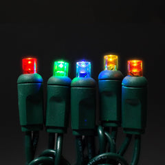 5mm Light String 50ct Balled-6" Spacing | Christmas Lights