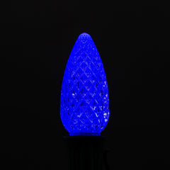 C9 LED Faceted Bulb (25 pieces) | Christmas