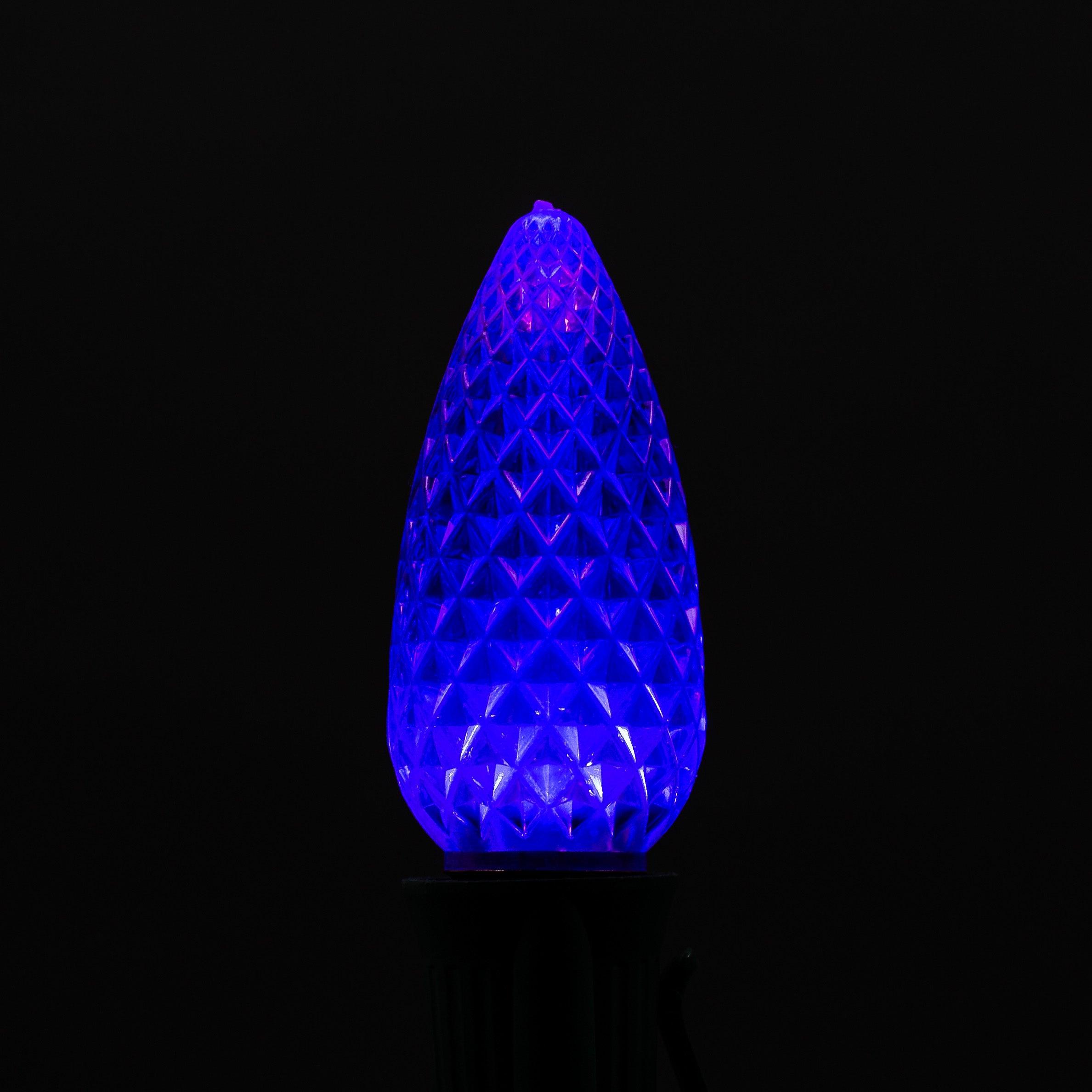 C9 LED Faceted Bulb (25 pieces) | Christmas