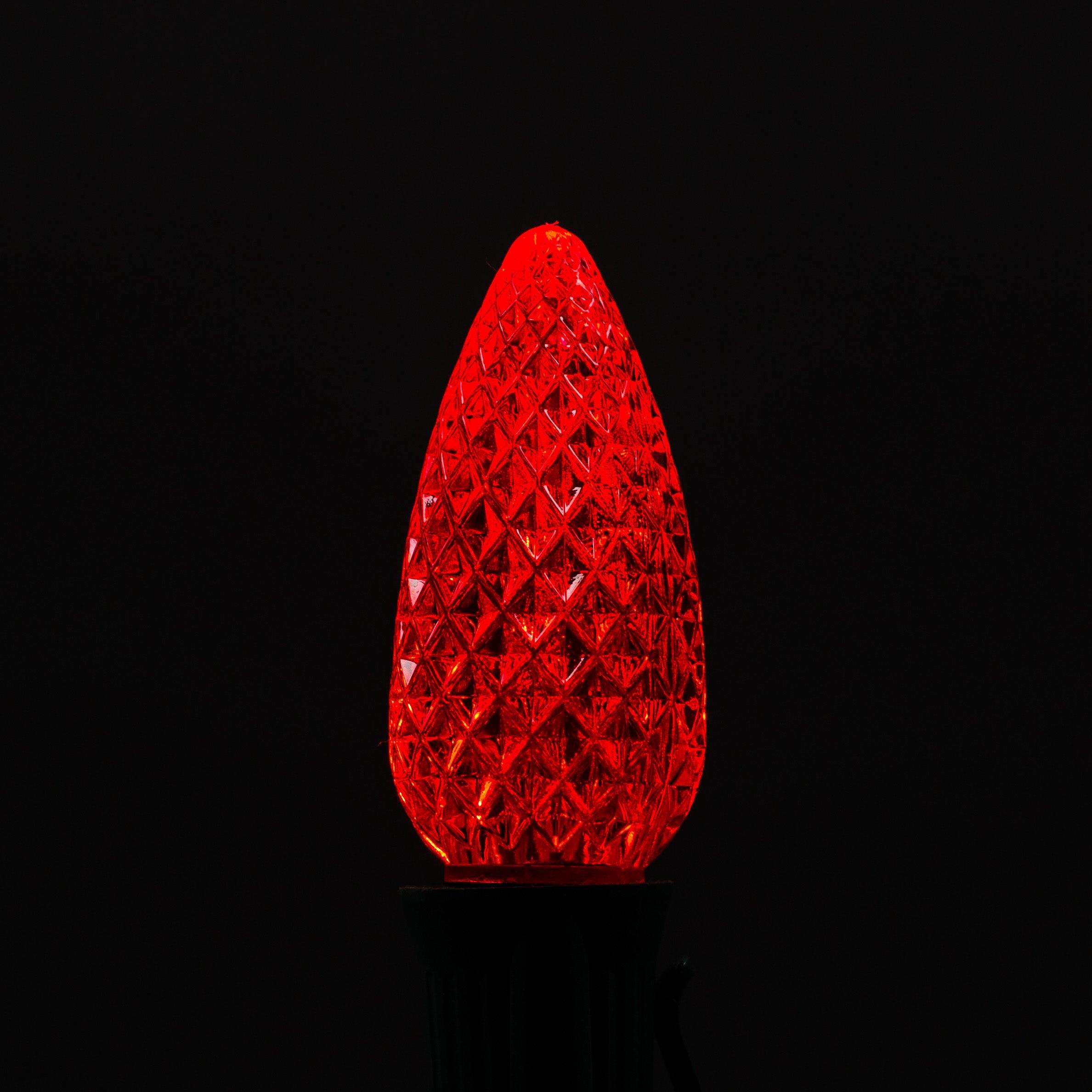 C9 LED Faceted Bulb (25 pieces) | Christmas