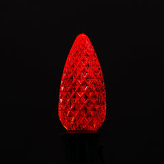 C9 LED Faceted Bulbs | Christmas Lights