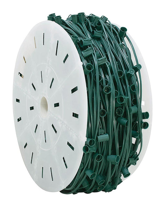 C9 Cord - Green (18 AWG/SPT1) 300 ft Reel | Christmas