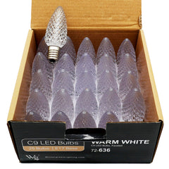 C9 LED Faceted Bulbs | Christmas Lights