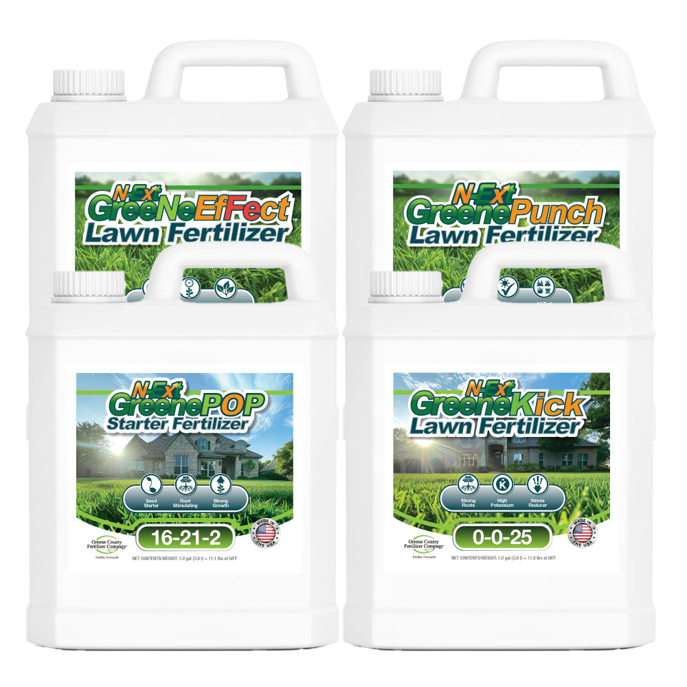GreeNePak Lawn Fertilizer | Four Gallons | N-Ext