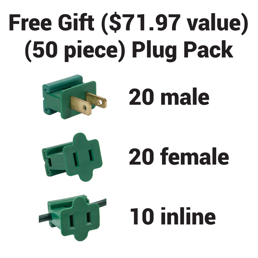 1,000ft Christmas Light Bundle - Save 10%