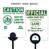 Lawn Flag: Keep Off Lawn (10 Pack)
