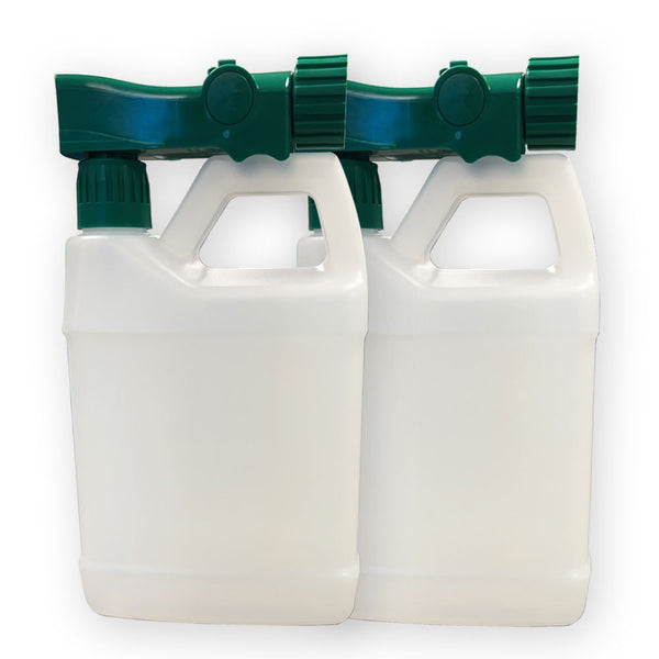 garden hose sprayer bottle Empty Quart Hose-End Sprayer Bottles (2-Pack) 30:1 Dilution