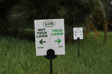 Lawn Flag: Your Lawn / Not Your Lawn (10 Pack)